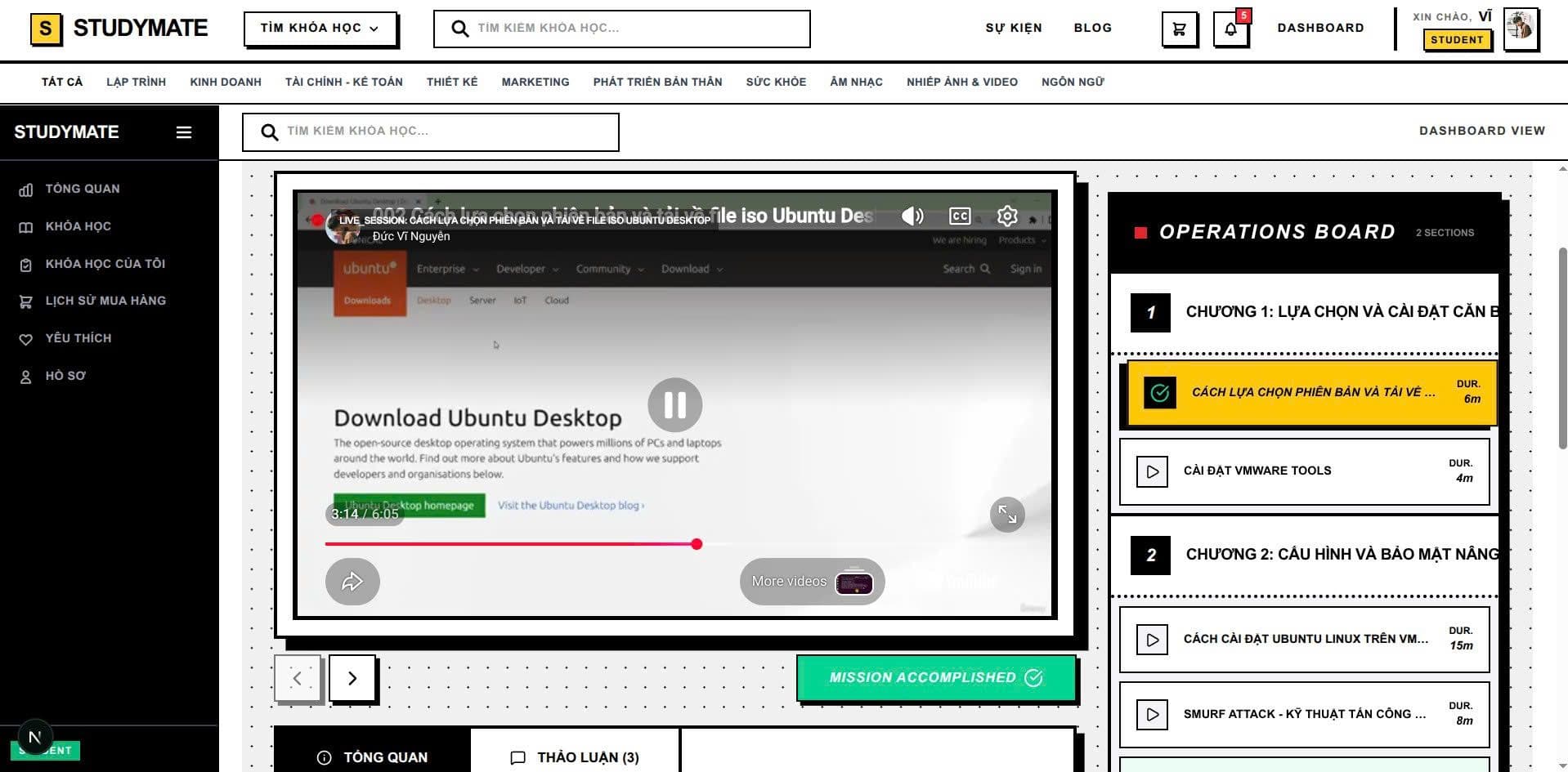 Learning Interface
